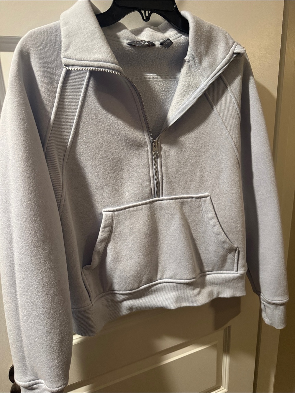 Light Blue Half-Zip Scuba